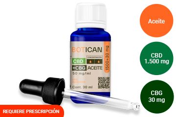 CBD+CBG Aceite 1500+30 de Botican